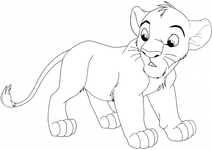 Lion cub Simba